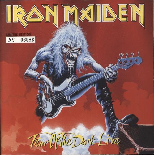 IRON MAIDEN Fear of the Dark サイン入り IRON MAIDEN Fear of the Dark サイン入り IRON MAIDEN Fear of
